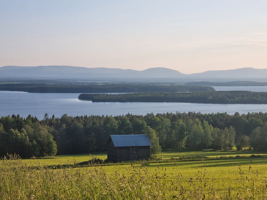 Protected natural environment with layered scenery